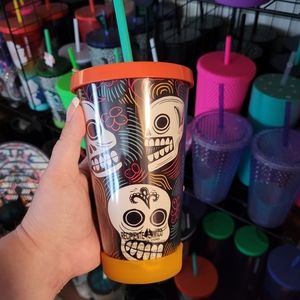 Starbucks day of the dead skull cup
